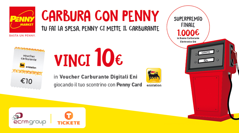 Ecrm Group e Tickete: il successo del concorso a premi Carbura con Penny